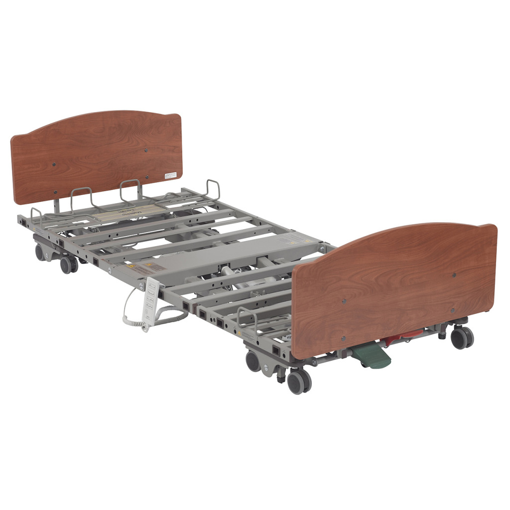 Long Term Care Fully Adjustable Trendelenburg Low Bed